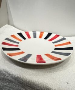 assiette en céramique de Fès, fait main par des artisans marocains.