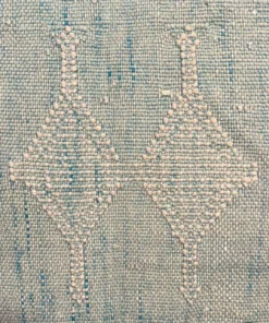 Motifs traditionnels marocains du coussin sabra bleu