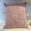 Coussin Sabra rose marocain avec motifs traditionnels