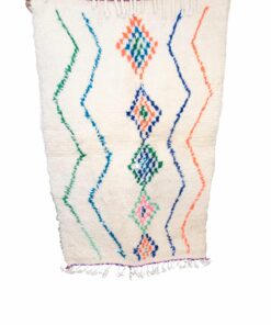 Tapis Béni Ouarain en laine naturelle