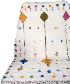 tapis beni ouarain coloré
