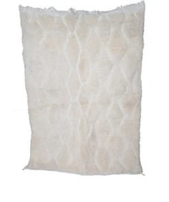 Tapis Béni Ouarain blanc