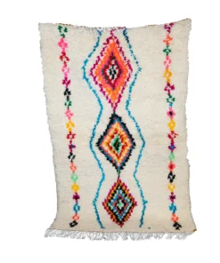 Tapis Béni Ouarain à motifs losanges