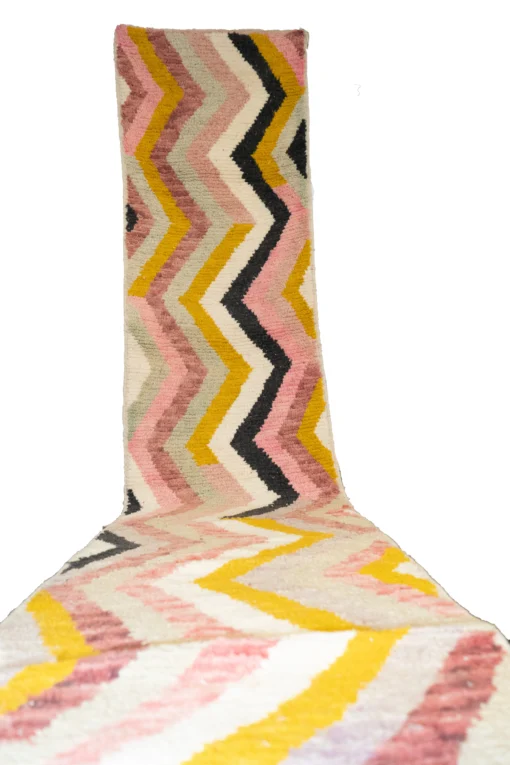 Tapis Béni Ouarain motifs zigzag