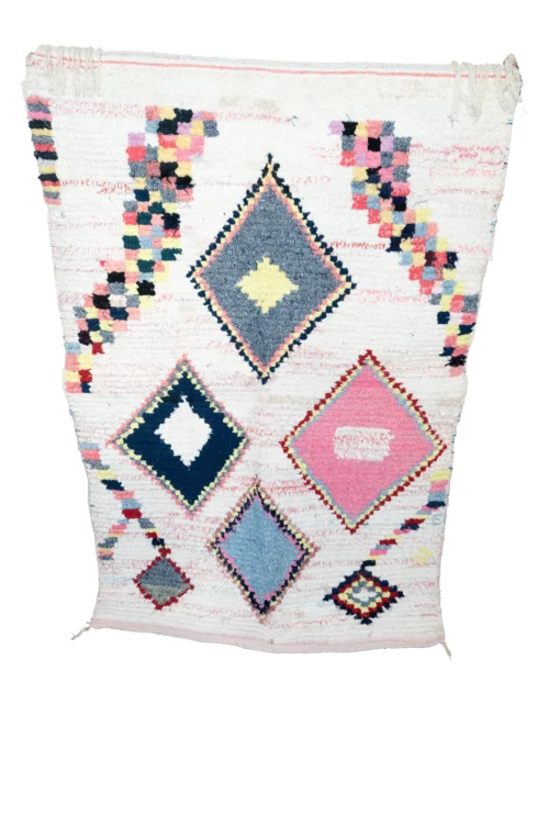 Tapis Béni Ouarain multicolore