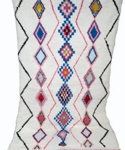 Tapis Béni Ouarain traditionnel berbère