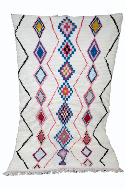 Tapis Béni Ouarain traditionnel berbère