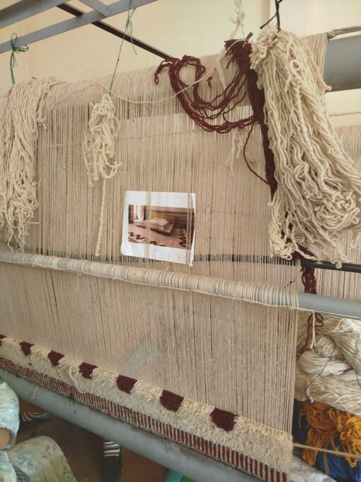 Boutique de tapis berbères à Bruxelles pensée comme un appartement