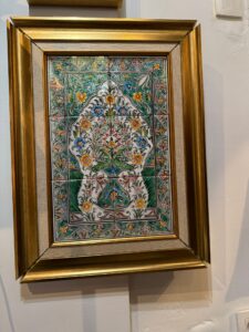 Tableau Artisanal Oriental n°2 : Jardin d'Été Fait Main