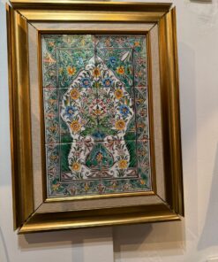 Tableau Artisanal Oriental n°2 : Jardin d'Été Fait Main