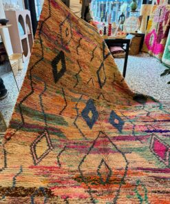 Authentic Moroccan Beni Ouarain Rug – Handwoven Wool Masterpiece 3x2m | Vibrant Berber Art from the Atlas Mountains