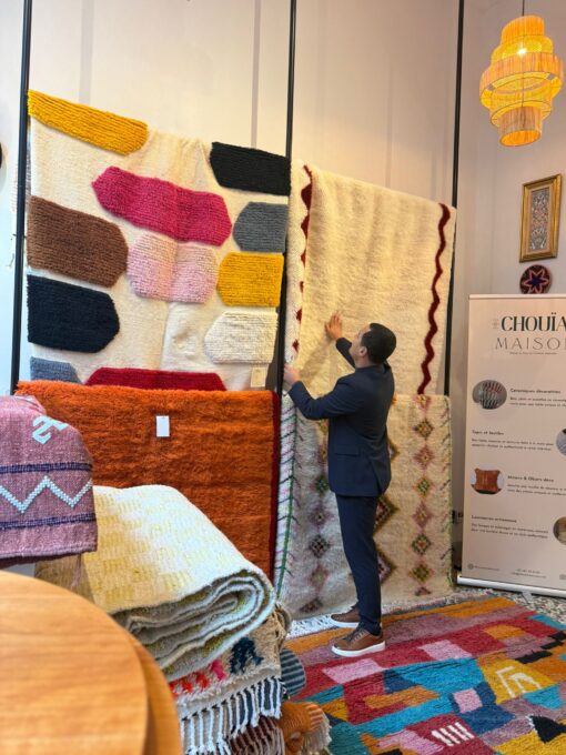 Visite de repérage de tapis berbères à Bruxelles