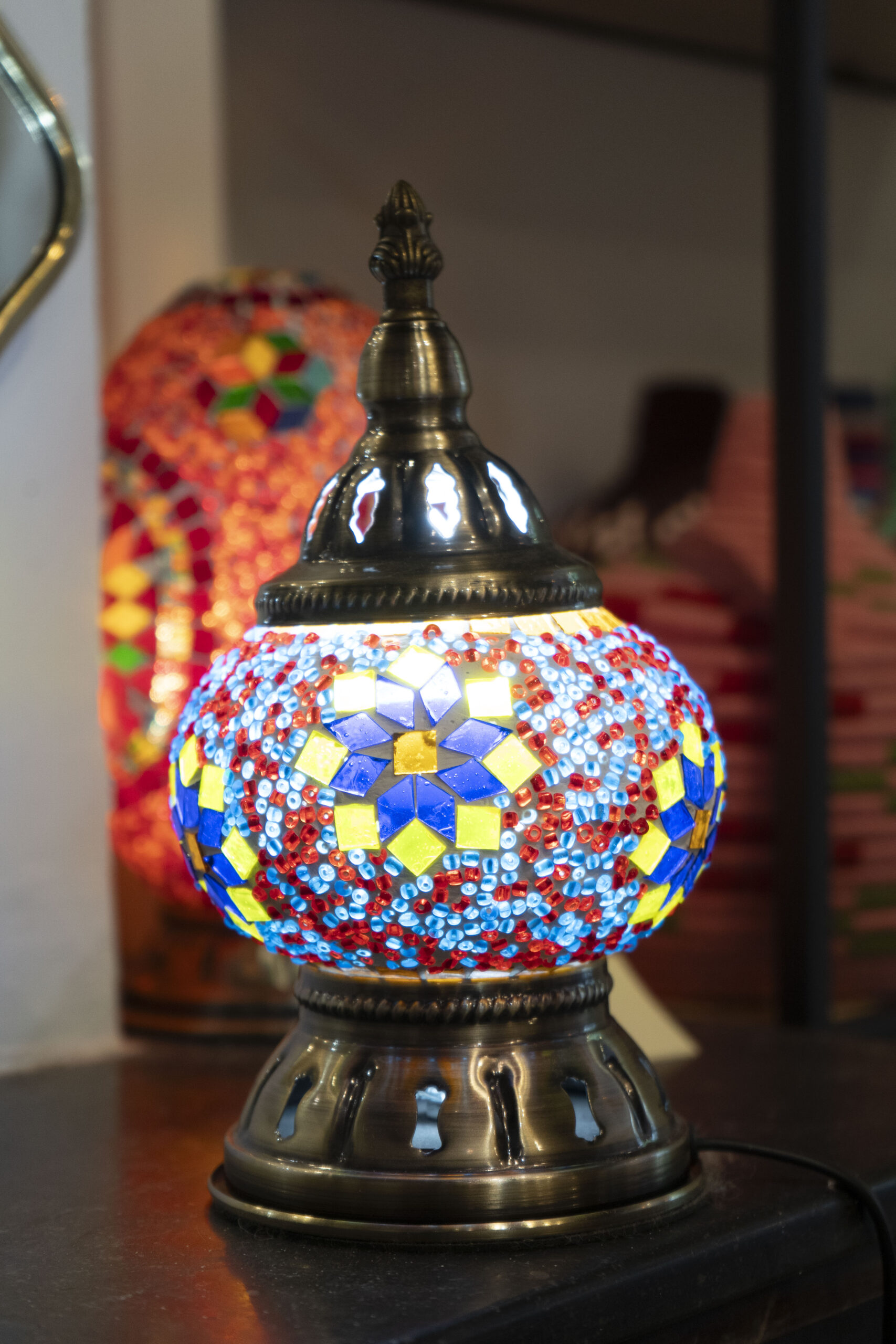 Lampe et décoration artisanale marocaine