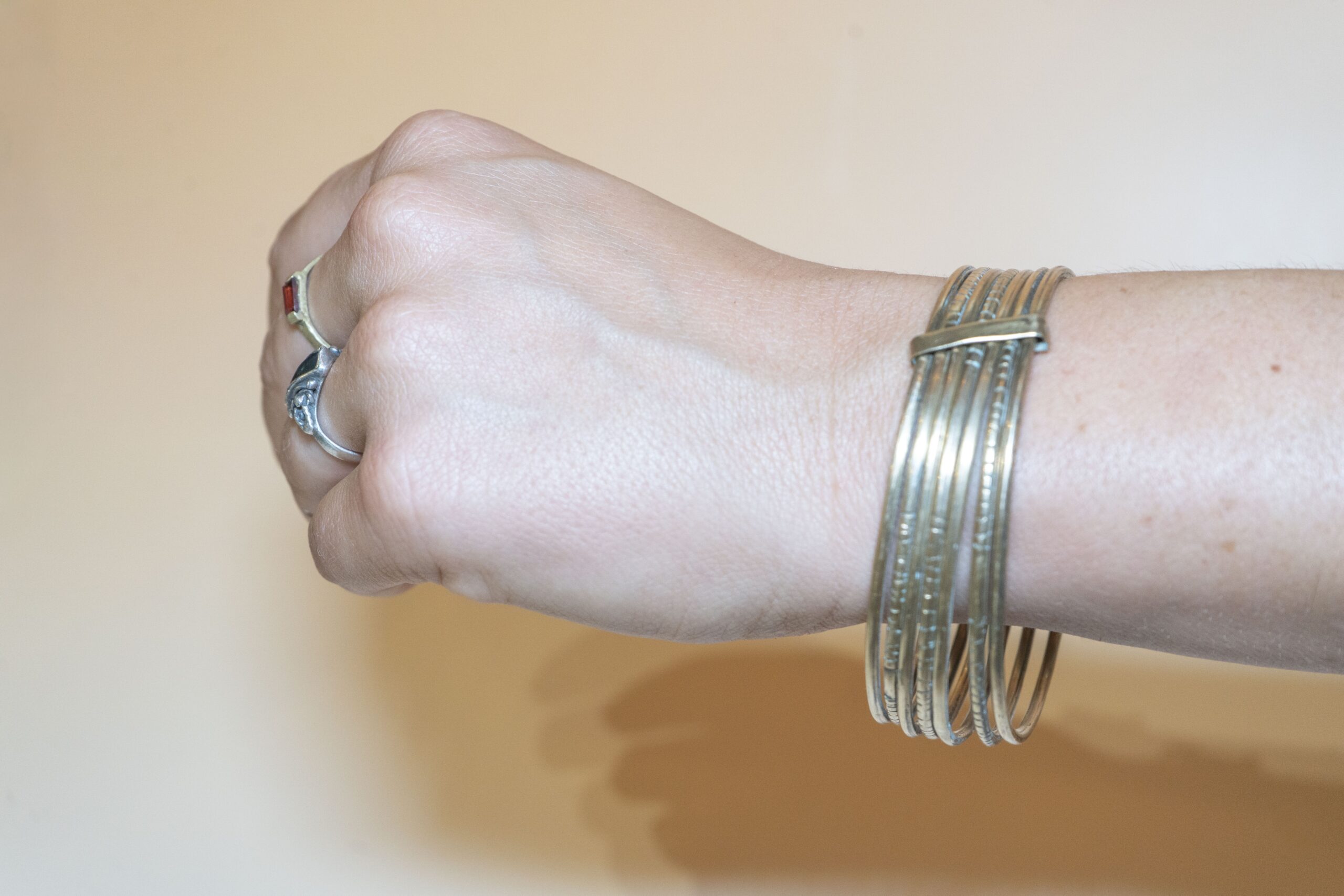Bijou touareg artisanal en bronze