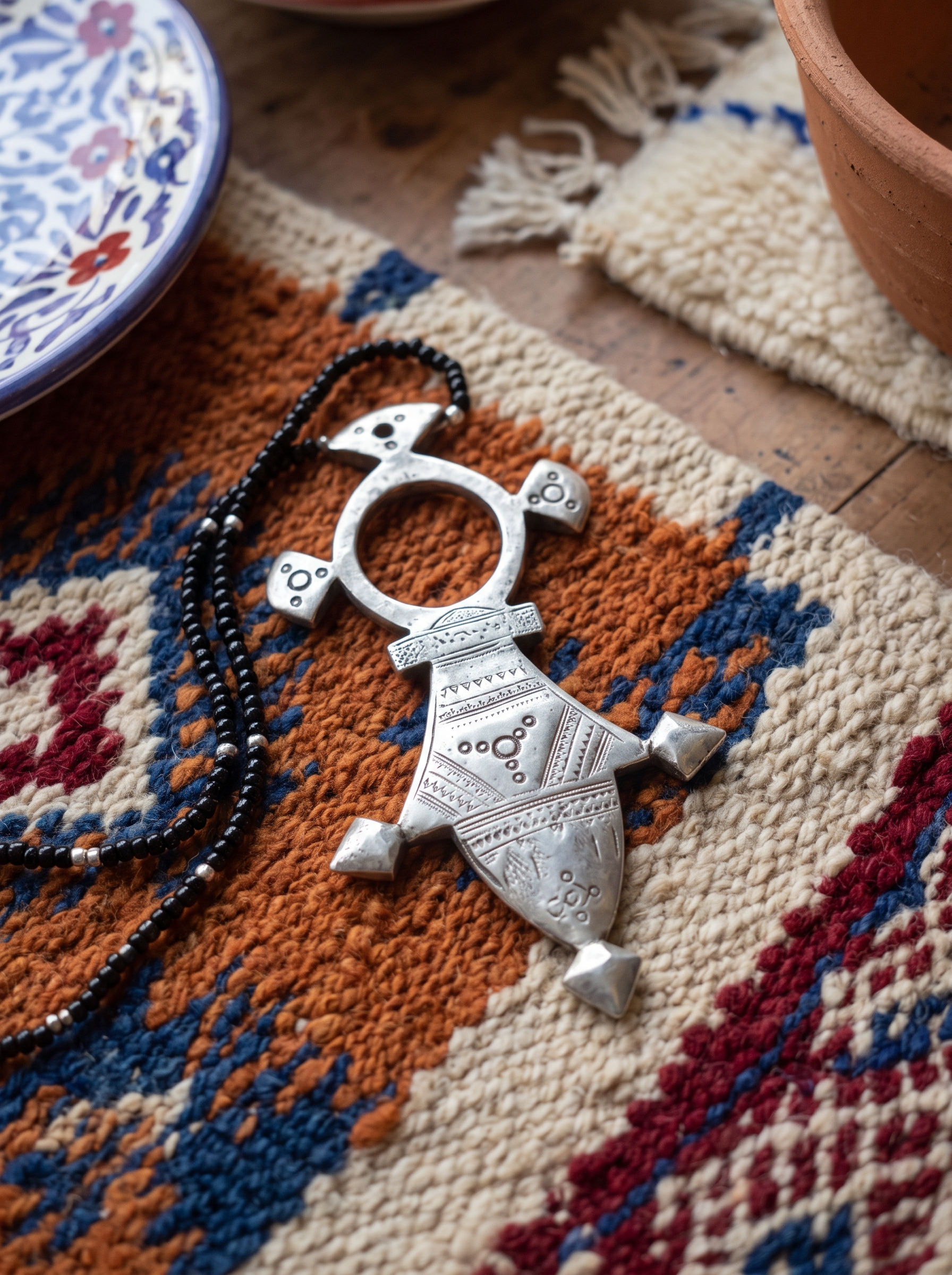 Bijoux et objets artisanaux au showroom Chouïa Maison à Saint-Gilles